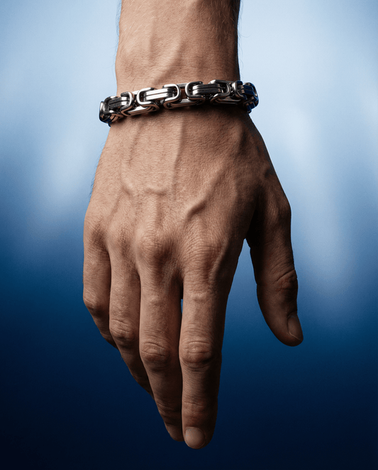 Citadel - צמיד (8mm) - כסף - KINZOKU